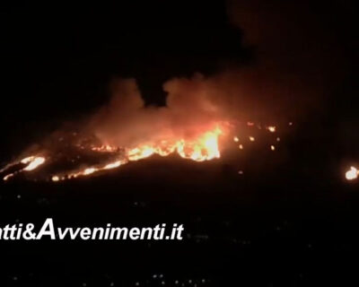 Vasti incendi nel palermitano, a Monreale sfollate 80 persone: Canadair ancora in azione