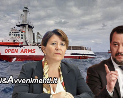 Tar sospende divieto ingresso e l’Open Arms fa rotta verso Lampedusa: è scontro tra Salvini e la Trenta