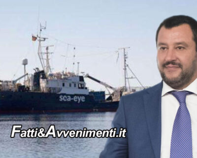 Nave Ong Alan Kurdi “molla” e porta i migranti a Malta: la linea dura di Salvini trionfa