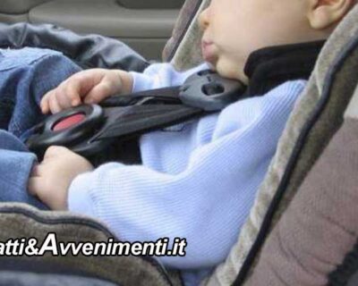 Scatta l’obbligo dei seggiolini anti-abbandono: un allarme avviserà i genitori alla chiusura a chiave dell’auto