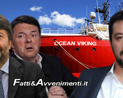 Ocean Viking sbarca a Pozzallo con 104 migranti, Salvini: “Inaccettabile calata di braghe del governo”