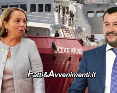 Migranti. Sbarcheranno a Taranto le 162 persone a bordo della Ocean Viking ed è scontro Lamorgese  Salvini