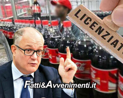 Catania. Tassa plastica e zucchero: la Coca-Cola delocalizza in Albania e annuncia 151 licenziamenti nell’impianto etneo