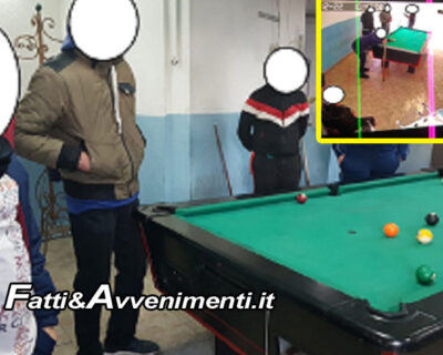 Catania. Alcol e gioco d’azzardo, “sala giochi” abusiva gestita da un 14enne: denunciato il padre