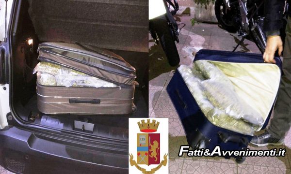 Messina. Scendono dal traghetto con 20 kg di marijuana nel trolley: arrestati due gelesi