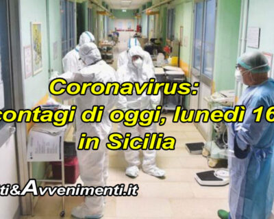 Sicilia, Coronavirus. Salgono 213 i contagiati, 25 più di ieri: 22 ad Agrigento, Catania verso i 100 casi