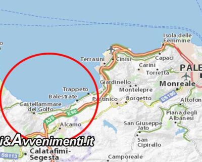 Trema ancora la Sicilia: nella notte Scossa di terremoto di magnitudo 3.0 al largo di Castellammare del Golfo