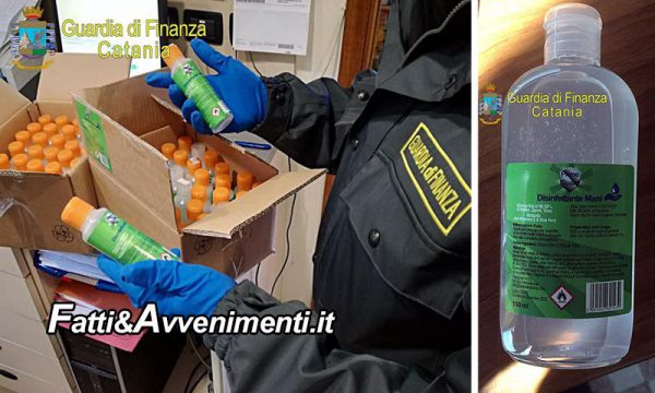 Catania, Coronavirus. Detersivo venduto come dispositivo medico disinfettante anche a farmacie: sequestrato