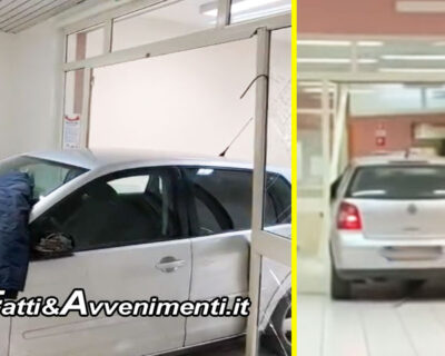 Avanti e indietro tra Ospedali Giarre e Acireale per ricoverare padre: 30enne sfonda il PTE con l’auto