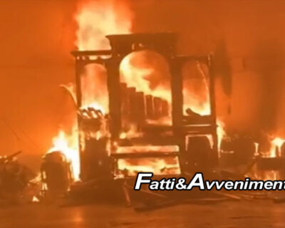 Favara (Ag). In fiamme la Chiesa Madre: distrutto l’organo a canne