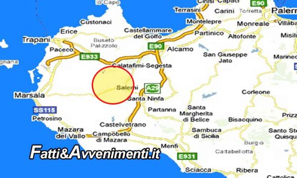 Sicilia. Trema il trapanese: quattro scosse di terremoto in 4 minuti, la più forte di magnitudo 3.5