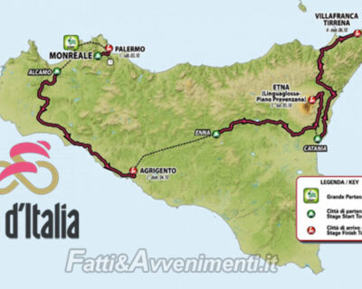 Sciacca. Giro d’Italia, domenica 4 ottobre strade chiuse e cambia la viabilità: ecco i dettagli e gli orari