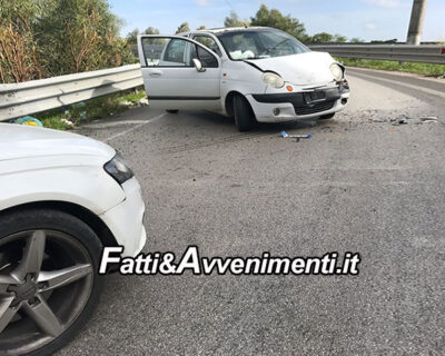 Agrigento. Tunisino in contromano su bretella ponte Morandi si schianta su un’Audi: sei i feriti