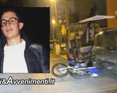 San Cataldo (CL). Si schianta con la moto contro auto ferme: 16enne muore durante il trasporto in ospedale