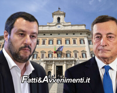 Dpcm covid. Salvini: “No Italia chiusa per tutto aprile”. Draghi: “Chiusure in base ai contagi”. È scontro
