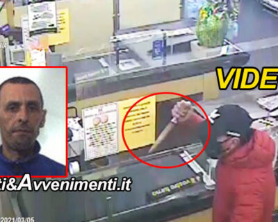 Paternò (CT). Rapina supermercato armato di coltello poi incastrato dal video si costituisce