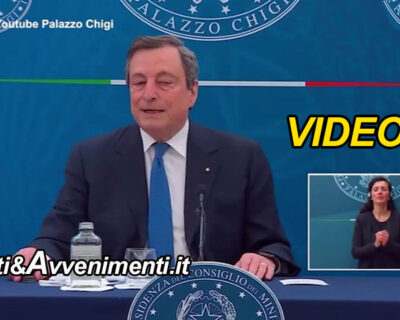 Vaccini, Draghi: “Dovremo continuare a vaccinarci per gli anni a venire a causa delle varianti” – VIDEO