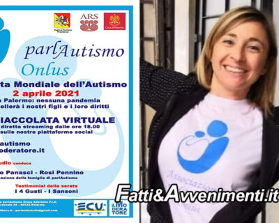 Oggi è la Giornata mondiale dell’autismo: “Fiaccolata virtuale” in streaming dalle ore 18:00 da Palermo