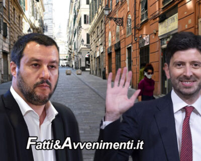 Salvini contro Speranza sulle chiusure: “Chiudere tutto aprile è un sequestro di persona”