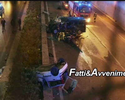 Palermo. Tragico incidente in sottopasso: morta una ragazza 21enne, molti i feriti alcuni gravi