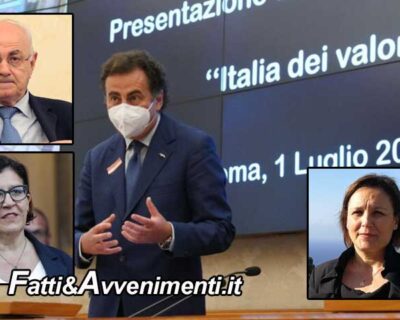 Italia dei Valori torna in parlamento, tra le adesioni gli ex 5stelle Elisabetta Trenta, Elio Lannutti e Piera Aiello