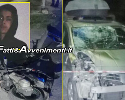 Palermo. Incidente tra auto e scooter: Morto in ospedale ragazzo di 17 anni
