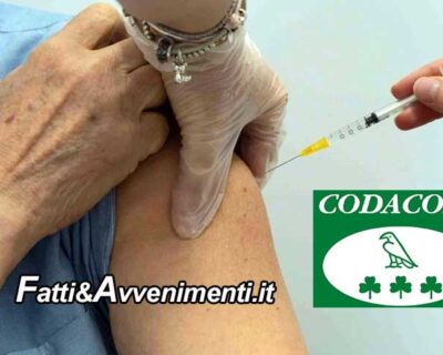 Danni da Vaccino: Codacons avvia azione di risarcimento per 46enne ricoverato per gravi danni fisici da ictus