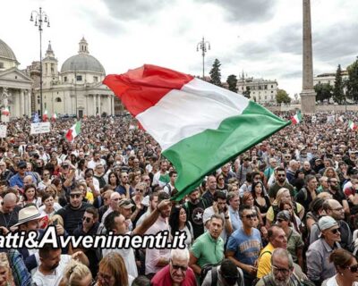 Roma. Oltre 10mila No Green Pass ieri in protesta, per politica e sindacati: “fascisti”