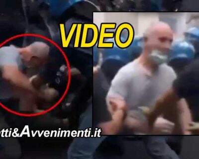 Roma. Scontri green pass: denunciato il poliziotto in borghese ripreso mentre pesta un manifestante