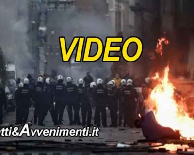 Proteste no green pass in tutta Europa: in 35mila a Bruxelles e 3^ notte di scontri in Olanda con arresti