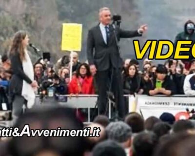Milano, proteste green pass, Bob Kennedy jr: “è un colpo di Stato globale, ci tolgono i diritti”