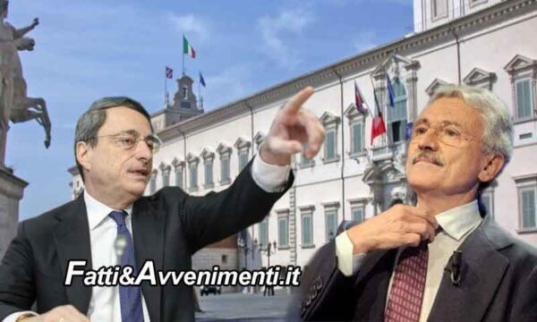 Draghi al Quirinale? D’Alema contrario: “Italia in mano alla grande finanza internazionale”