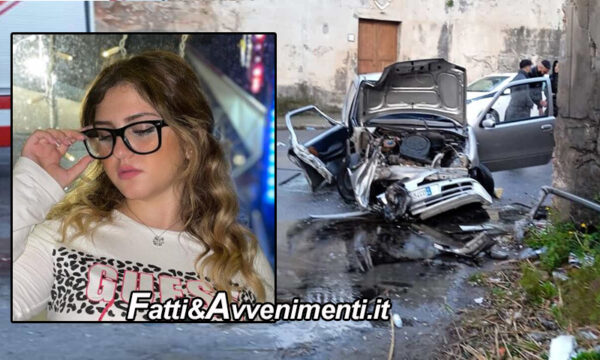 Palermo. Auto si schianta contro un muro: perde la vita una 18enne, ferite altre tre ragazze