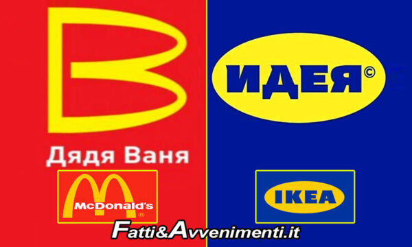 Russia. McDonald’s diventa Zio Vanja, Ikea diventa Idea: “Personale resta a lavoro, prezzo prodotti abbassato”