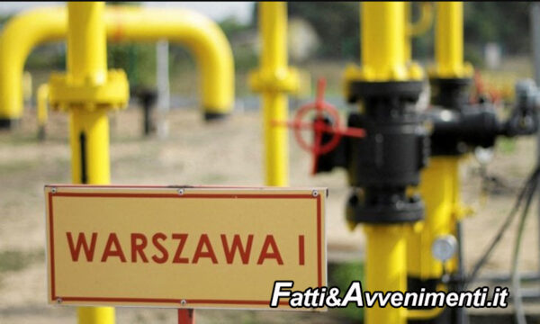 La Russia taglia il gas alla Polonia: da domani alle 8 Gazprom chiude i rubinetti e il prezzo schizza a 107 euro al MWh
