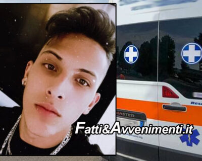 Villagrazia di Carini (PA), 19enne perde il controllo dell’auto e si schianta contro un muretto: muore sul colpo