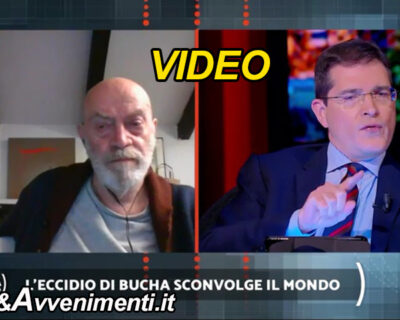 Quarta Repubblica: Tony Capuozzo ha dubbi sui morti di Bucha ed è scontro con Daniele Capezzone