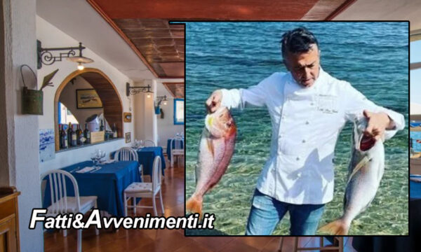 Malore improvviso per lo chef Francesco Balistreri: muore vicino il suo ristorante il “Faro Verde”. Inutili i soccorsi