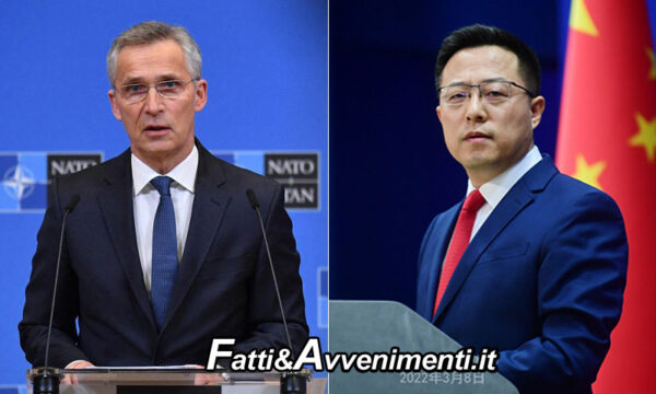 Cina su Guerra e Sanzioni: “NATO smetta di destabilizzare Europa e Asia. USA promuovano pace invece di sfruttare caos”
