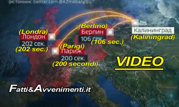 Russia. “Missili nucleari in pochi sec. su Berlino, Londra o Parigi”: La potenza di fuoco russa spiegata in Tv