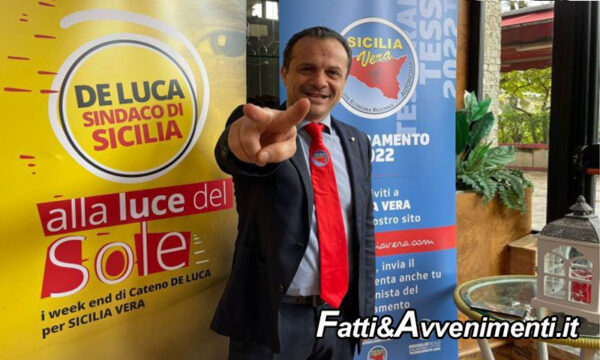 Cateno De Luca lancia “Sicilia Vera”: movimento meridionalista con ambizioni regionali e nazionali