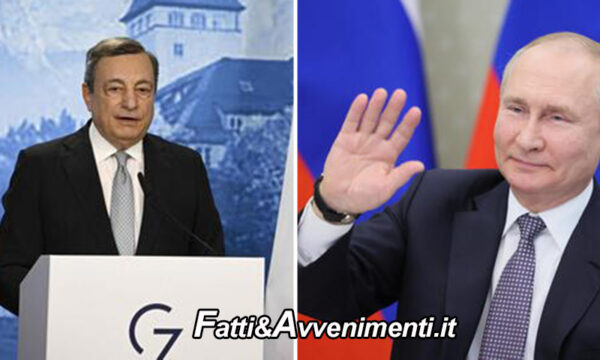 Draghi: “Al G20 Putin non ci sarà”. Il Cremlino lo smentisce: “Non è lui che decide, non è più il presidente del G20”