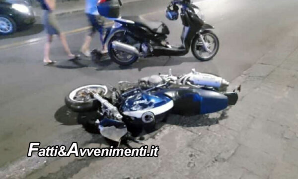 Catania. Scontro nella notte tra un’auto e una moto: muoiono due giovani. Inutili i soccorsi