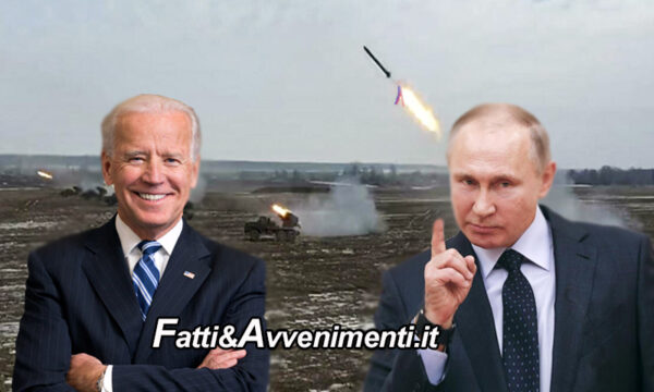 Biden invia nuovi missili a Kiev, Putin: “armi Usa? le stiamo schiacciando come noci”