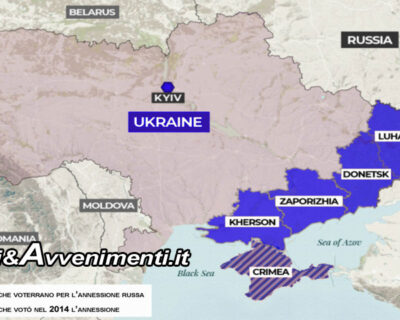 Il sud-est dell’Ucraina al referendum per l’annessione alla Russia: un territorio più grande della Bulgaria e più popoloso dell’Austria