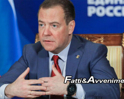 Dmitry Medvedev: “Garanzie Kiev sono prologo a terza guerra mondiale”, poi cita l’Apocalisse della Bibbia
