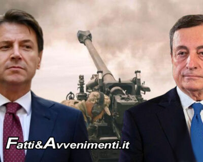 Quinto decreto Draghi per mandare armi a Kiev, Conte (M5S): “Basta ossessione vittoria, rischiamo uso armi nucleari”