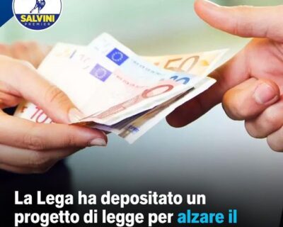 La Lega presenta proposta per alzare il tetto dell’uso del contante dagli attuali 2mila a 10mila euro
