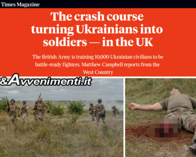 L’Esercito britannico sta addestrando 10mila civili ucraini in Inghilterra per combattere in Ucraina