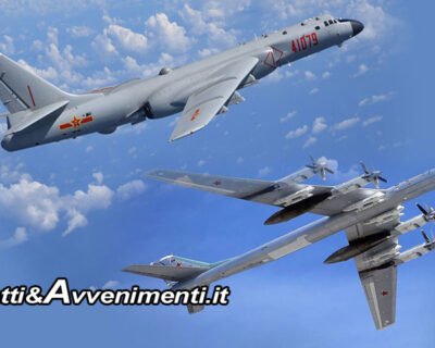 Bombardieri strategici russi e cinesi in pattuglia congiunta. Seul accusa: “Entrati in zona di difesa”, Pechino e Mosca negano